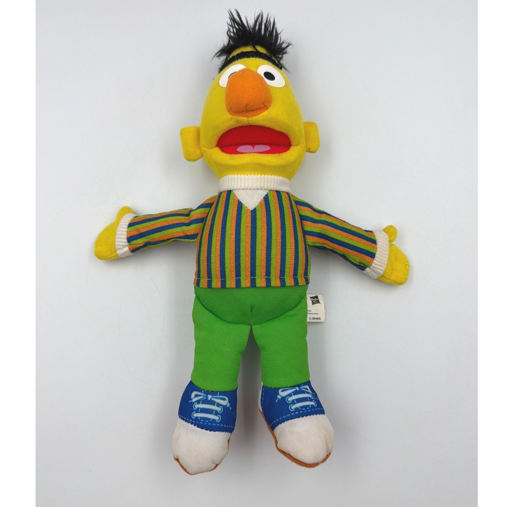 Hasbro Sesame Street Bert Plush 12 Inch Striped Sweater 2012 Model 34125/33664